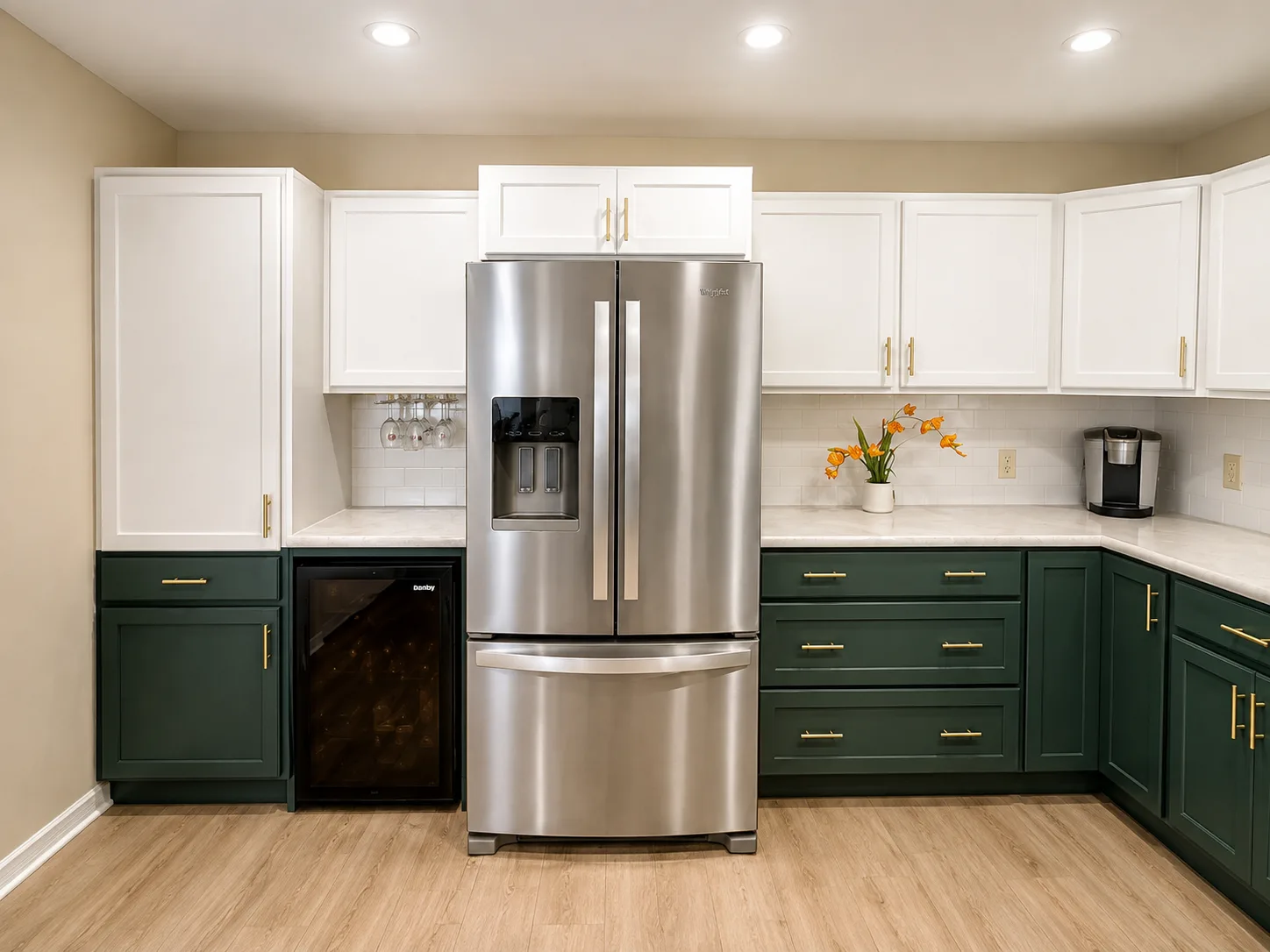 Renovated kitchen at 292 Starr Lane in the Village of Caroline
