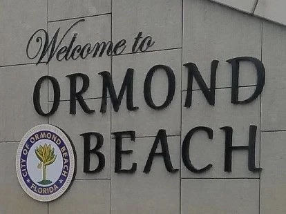 Welcome to Ormond Beach, Florida sign